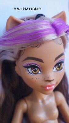 Monster High 2022 Clawdeen Wolf CREEPOVER PARTY Nude Doll #1 | eBay