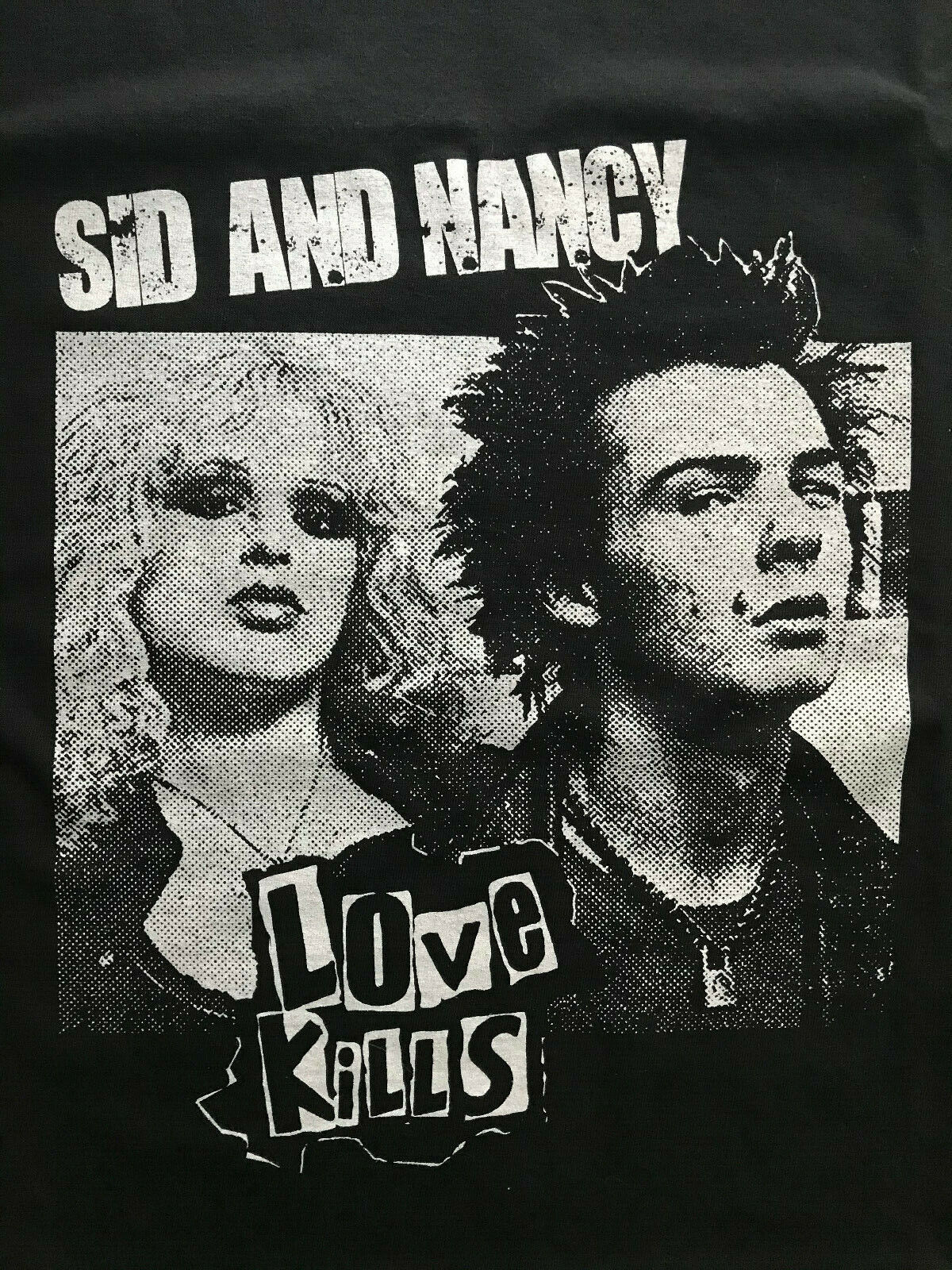 SID AND NANCY new t shirt Punk, Sex Pistols, Clash, Ramones, Misfits all  sizes