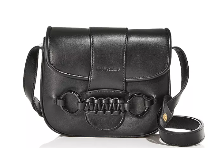 NEW W TAGS See by Chloé Saddie Satchel Monochrome Leather