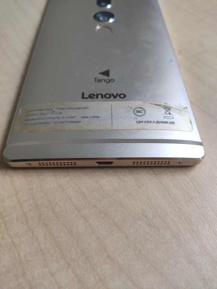 Lenovo Phab 2 Pro PB-690Y 64 GB Desbloqueado Champange Dorado Android Foto 4 de 4