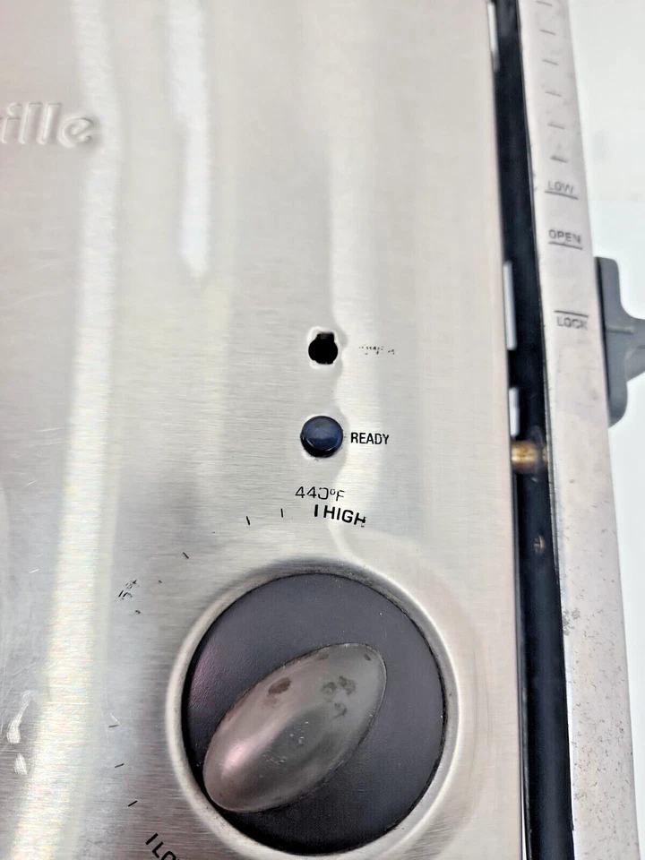 Breville Heavy Duty Stainless Steel Adjust Panini Sandwich Grill Press TG425XL - Image 4 of 4