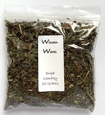 Dried Comfrey Herb For Casting Witches Spells Incense Burning Pagan