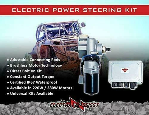 Kit de dirección asistida eléctrica universal RESISTENTE 220W se adapta a CUALQUIER VEHÍCULO Foto 2 de 4