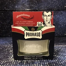 PRORASO Pre-Shave Cream with Aloe Vera & Vitamin E - Free Shipping