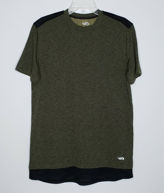 MTA Sport Athletic Wear Crew TShirt Men's Medium Vented Shoulder Hem