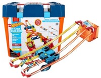 Hot Wheels Track Builder Mega Set Double Drive + 2 Cars GNJ01