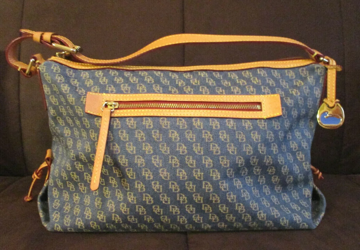 Dooney and Bourke Handbags - Leather Blue Shoulder Hobo Bag