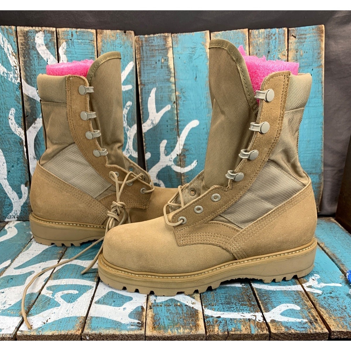 UFCW Mondo PT 8430 Steel Toe Suede Leather Military Men\'s Boots  Size 6.5 W UFCW Mondo PT 8430 Suede/Leather Steel Toe | Mercari main image 3