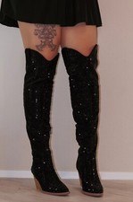 New Black Rhinestone Cowboy/Cowgirl Western O...