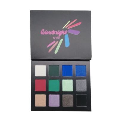 Professionelle Kunst dunkle Lidschatten Palette schimmernd matt 12 Farben