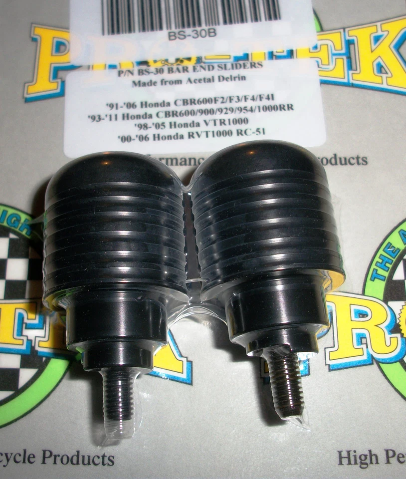 Deslizadores de extremo de manillar Pro-tek 2011-2023 CB1100A CB1000R/RA NUEVO plástico negro Foto 3 de 4