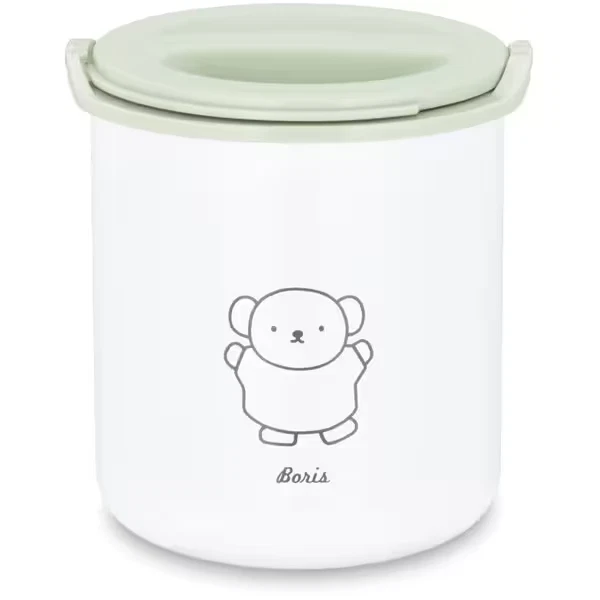 THERMOS Miffy Thermal Lunch Box Set Chopsticks & Pouch Set DBQ-256B Light Green - Image 4 of 4