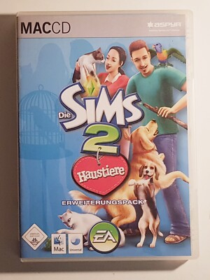 Die SIMS 2 Haustiere MAC CD Erweiterungspack EA aspyr Sehr Gut Spiel Game Apple