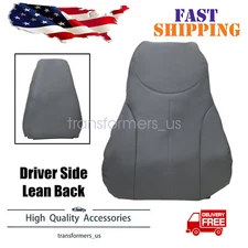 For 2002-2007 International 4300 Air Ride Driver Top Replacement Seat Cover Gray