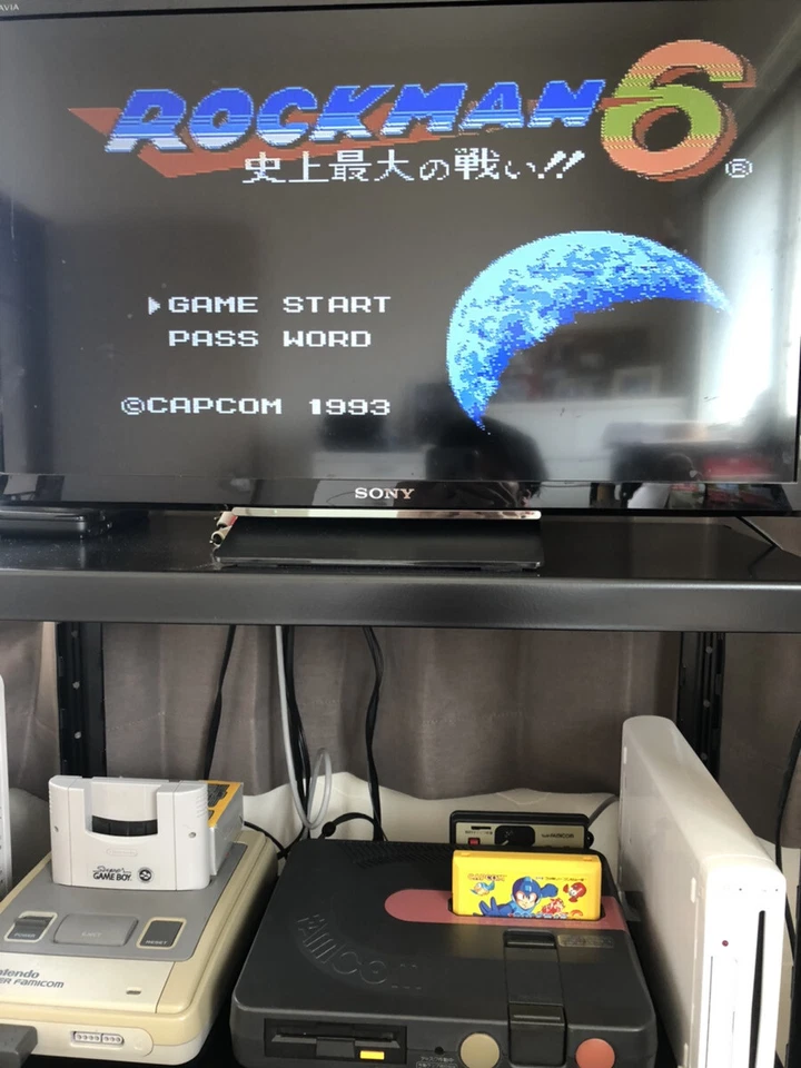 Rockman 6 Nintendo Famicom Capcom 1993 Japanese Version CAP-6V Mega Man Rare - Image 3 of 4