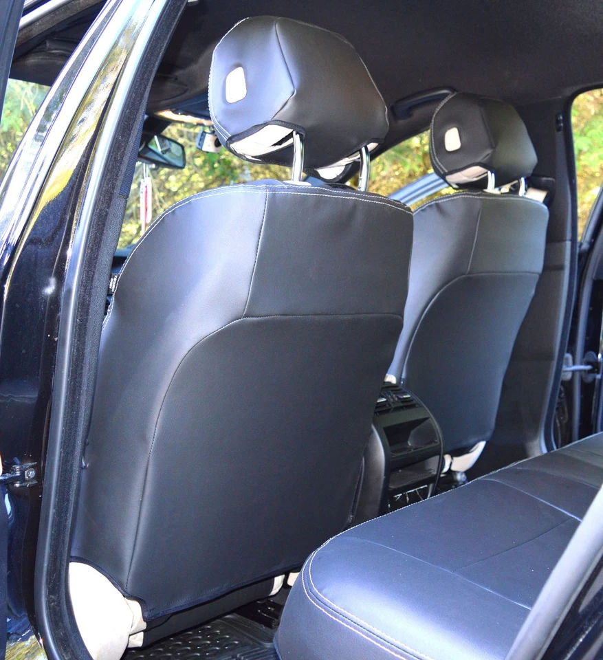 BMW 5 Series F10 M Sport Genuine Fit Tailored Black Leatherette Car Seat Covers - Image 3 of 4