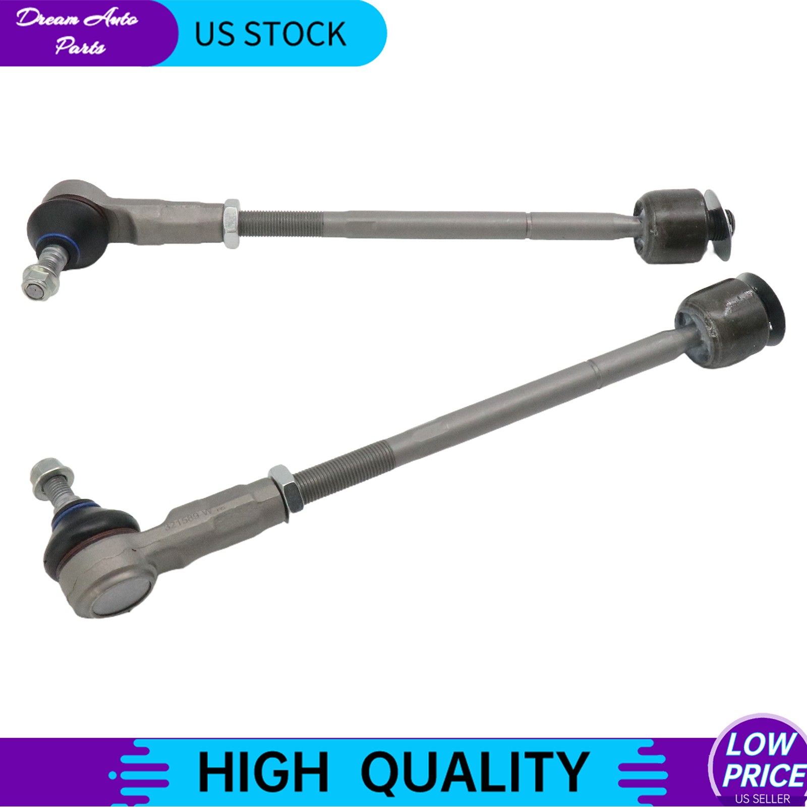 Front Left & Right Inner & Outer Tie Rod End Kit For Maserati GranTurismo 2008+