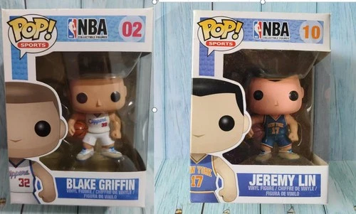 2pc Pop! NBA Vinyl Figure in BOX
