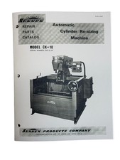 Sunnen Model Ck-10 Cylinder Hone Parts Manual Sunnen Model Ck-10 Cylinder Hone Parts Manual