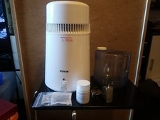 VEVOR 4L Wasserdestillierer Edelstahl 750W Wasserentkalker Destilliergerät 