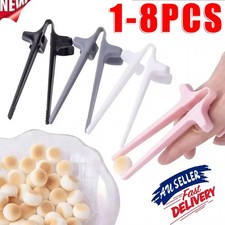 1-8PCS Finger Chopsticks Lazy Assistant Not Dirty Hand New Product Finger Tool