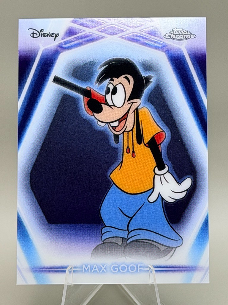 2026 Topps Chrome Disney Neon Etch: CNE-105 Max Goof ~ A Goofy