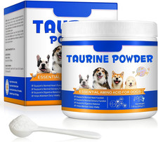 Taurine Powder for Dogs Pure Taurine Supplement for Heart Function, Vision, Skin