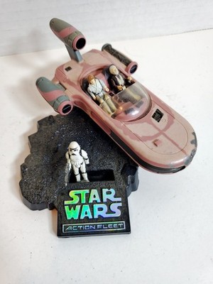 1995 Star Wars Action Fleet w/stand base and 2 bonus figures  Lot of 5 pcs.