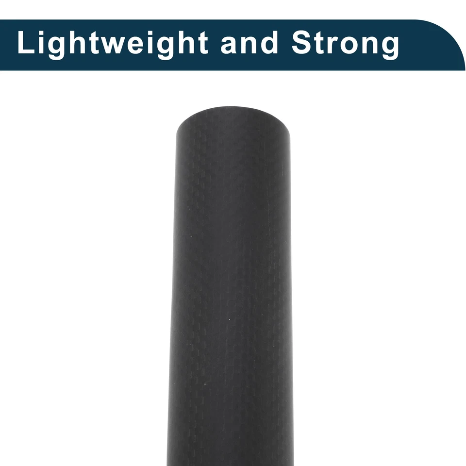Tige De Selle De Vélo Ultra Légère En Fibre De Carbone Noir Mat 1 Pc 27.2X450Mm - Photo 4/4