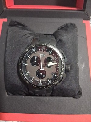 New Tissot T-Race Cycling T111.417.37.441.03 Black Strap Chronograph Men's Watch
