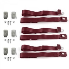 Ford Truck 1967 - 1979 Standard 2pt Burg Lap Bench Blt Kit Wbkts 3 Belts Ford Truck 1967 - 1979 Standard 2pt Burg Lap Bench Blt Kit Wbkts 3 Belts