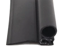 AP Products 018-1138 Clip On Seal w/Single Bulb & Wiper Black 1-1/8"X2-1/8"X35"