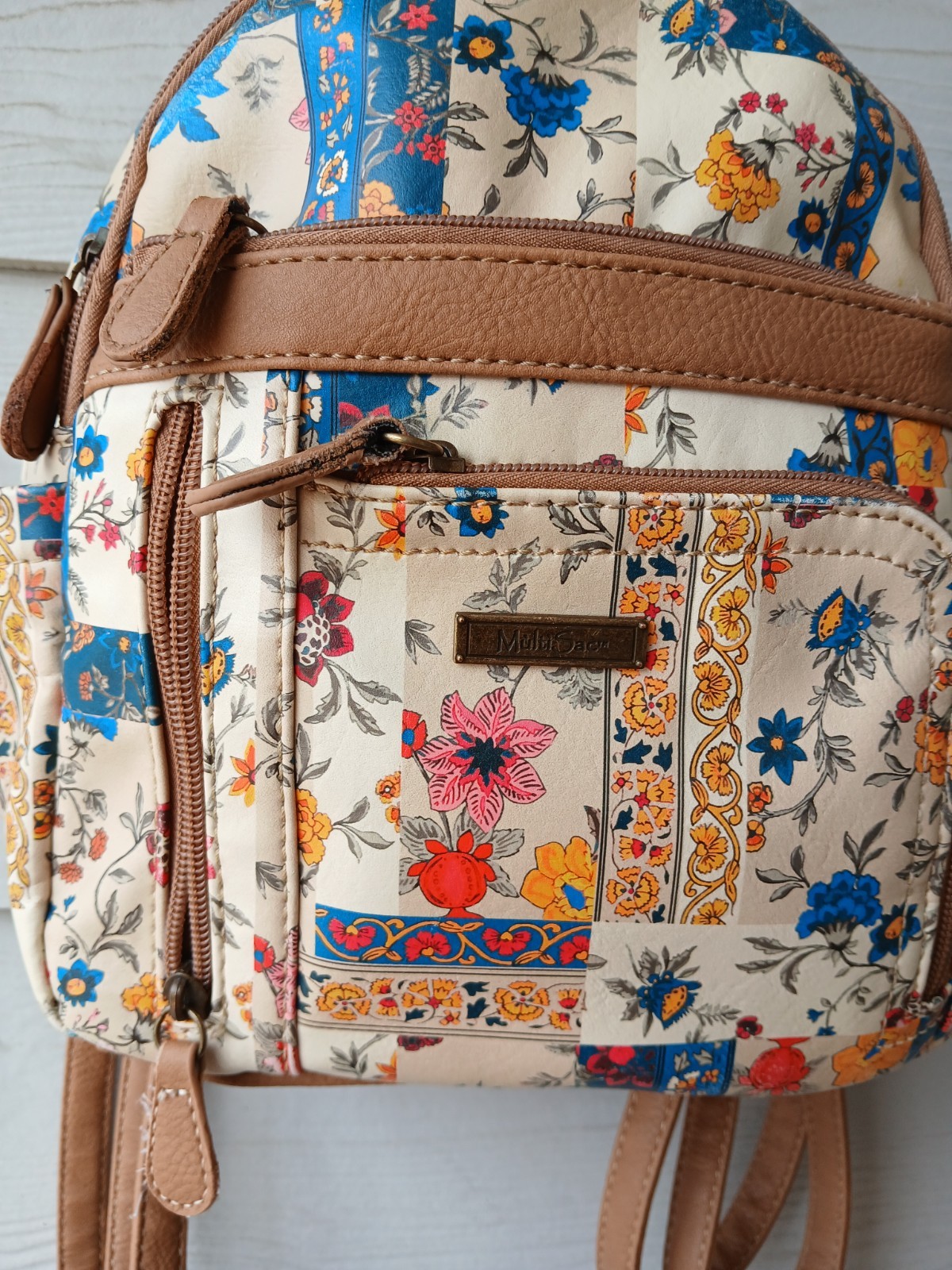 MultiSac Women's Adele Backpack, Vienna Floral, O… - image 2