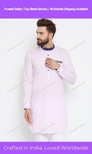 Indian Cotton Mens Kurta Shirt Big  Tall Traditional Mans Kurta