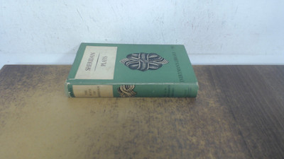 			Plays, Richard Brinsley Sheridan, J.M. Dent and Sons Ltd, 1937, P		
