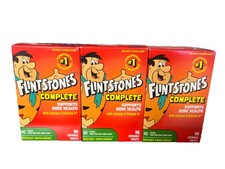 3 New Flintstones Complete Multivitamin for K...