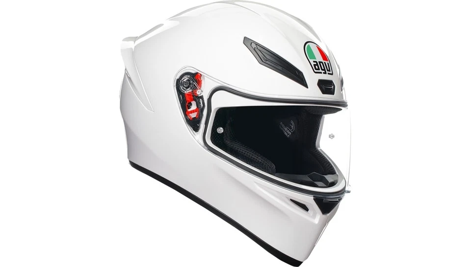 AGV K1 S Casque Moto Intégral Solide 2XL Blanc #21183940180282X - Photo 1/1