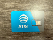 AT T 3-in-1 SIM Card Nano Micro Standard Triple Cut Starter Kit SIM Card Only