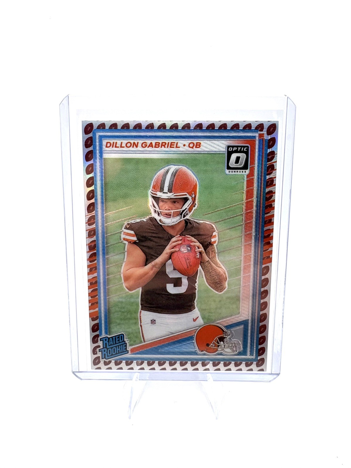 2025 Panini Donruss NFL Optic Preview #316 Dillon Gabriel RC Football Emoji SSP