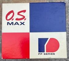 O.S. ENGINES 1988 O.S. MAX 40FP NEW IN BOX WITH MUFFLER AND PAPERS MISSING PART