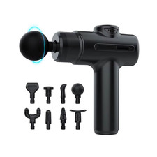 Electric Deep Tissue Massage Gun 8 Heads Percussion Muscle Massager Portable