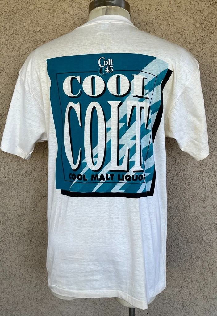 Vintage Cool Colt 45 Malt Liquor Horizon Teez Single Stitch T