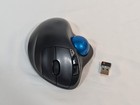 Logitech M570 Wireless Trackball Mouse with USB Reciever Dongle Tested & Working