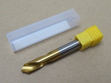 NCSD-90-100-M35TIN Spotting Drill 10mm M35 TiN Coated HSS 90° Point