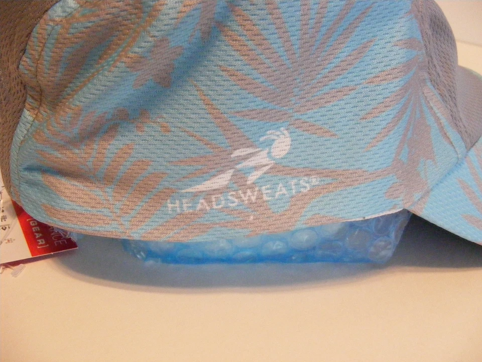 Headsweats Performance Race Running Hat, Designs Blue Fern, New - Image 3 of 4