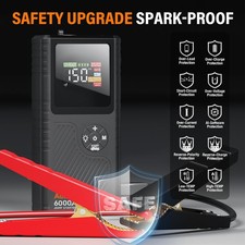 6000A KFZ Starthilfe Powerbank Jump Starter Ladeger&auml;t Luftkompressor 12V