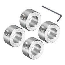 4 Pcs Set Screw Shaft Collar 5/16"Bore, Shaft Collars, 5/8"OD, 5/16"Thickness
