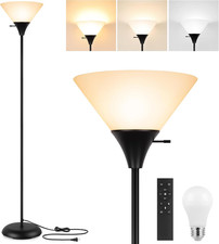 Coucrek Floor Lamp for Living Room, Torchiere Standing Light