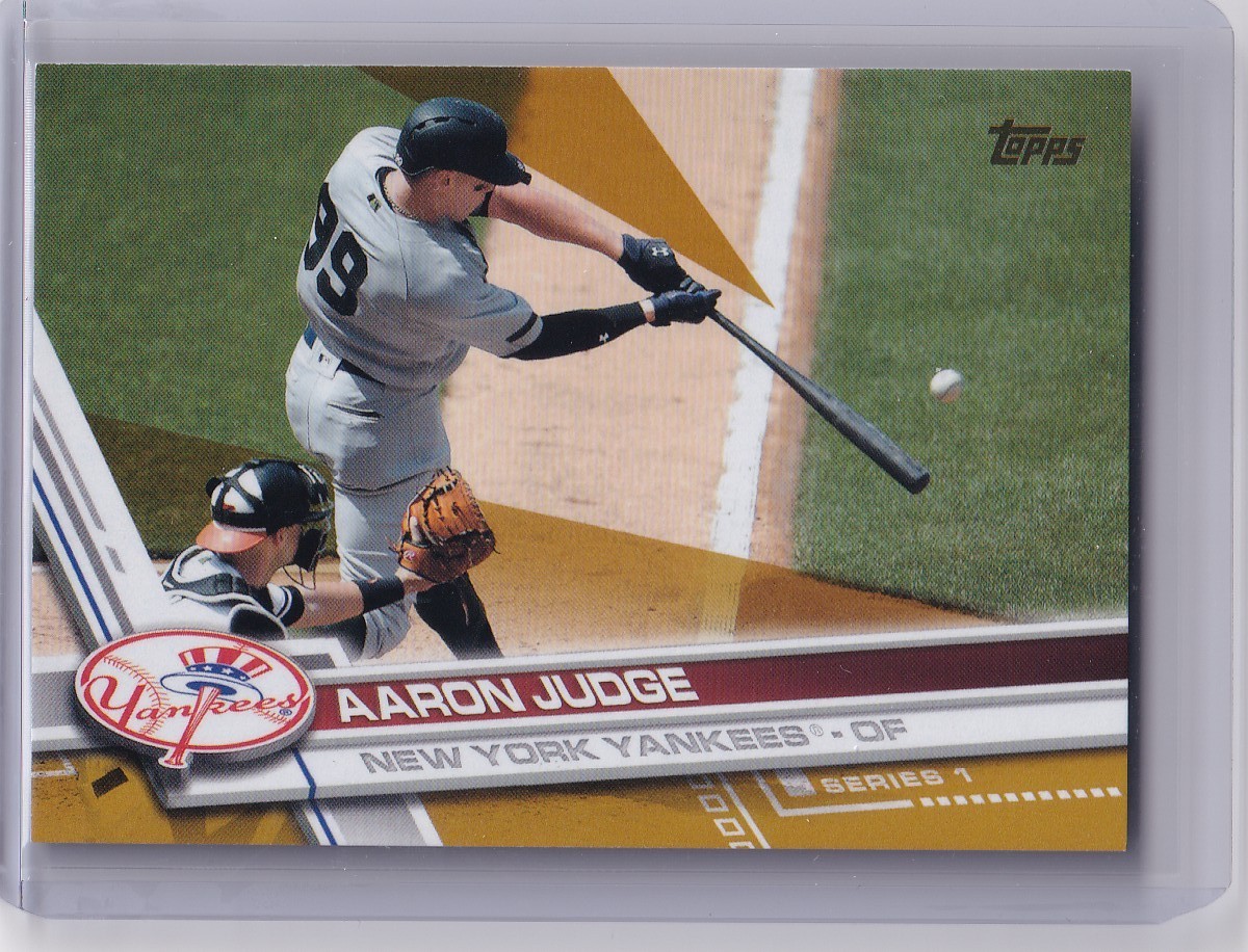 2026 Topps Series 1 AARON JUDGE Through Years Golden Mirror SSP