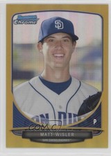 2013 Bowman Chrome Prospects Gold Refractor 4/50 Matt Wisler #BCP149 1l2
